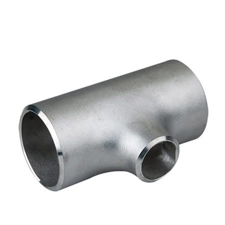 Teu redus fără sudură din oțel inoxidabil rezistent la acid DN65 76,1 x 3,2 mm / DN50 60,3 x 2,9 mm material 1.4571 / 316Ti