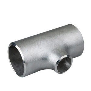 Teu redus fără sudură din oțel inoxidabil rezistent la acid DN80 88,9 x 3,2 mm / DN40 48,3 x 2,6 mm material 1.4571 / 316Ti