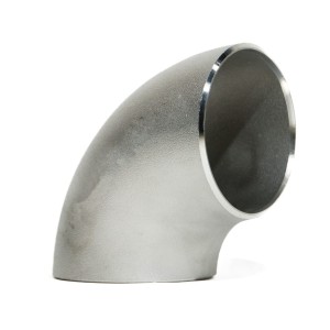 Cot din oțel inoxidabil rezistent la acid fără sudură 90° 1D (Typ 2) DN100 114,3 mm x 3,6 mm material 1.4571 / 316Ti